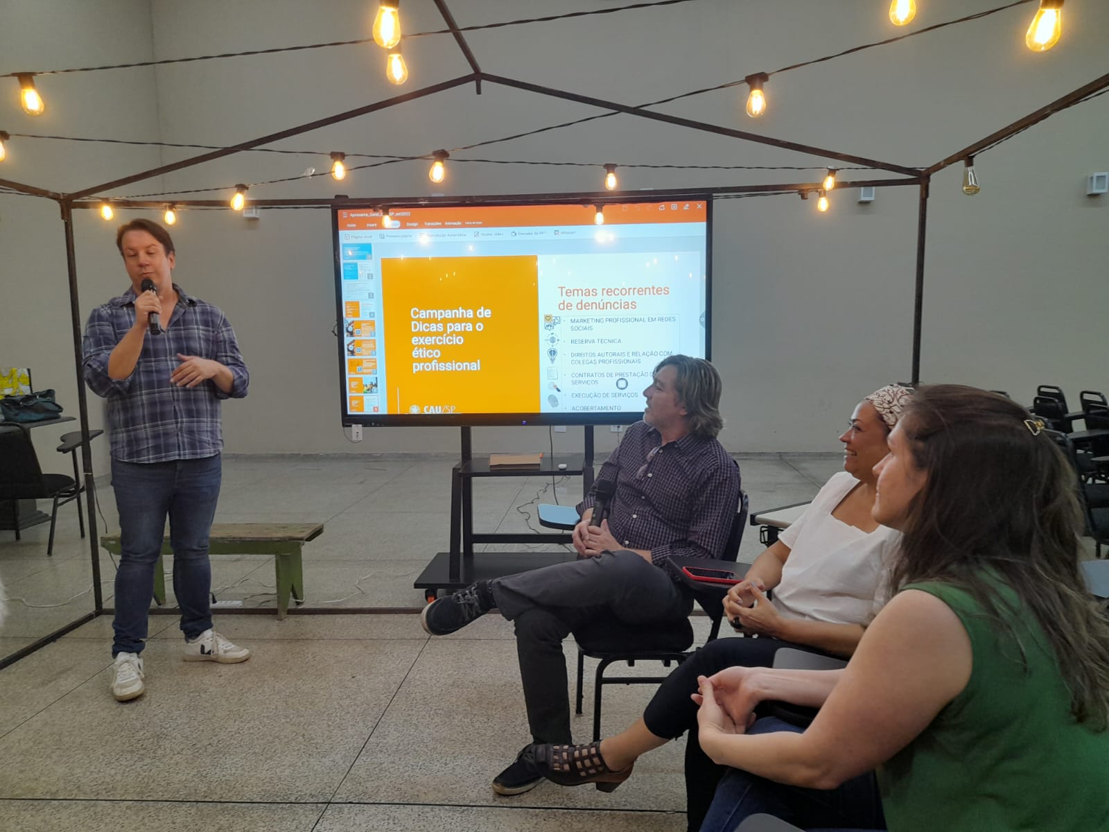 9ª Semana de Arquitetura e Urbanismo | Conselheiro do CAU José Marcelo Guedes